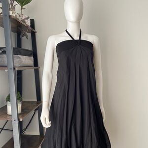 Marie Saint Pierre Montreal Designer Elegant Black Halter Dress Size 2